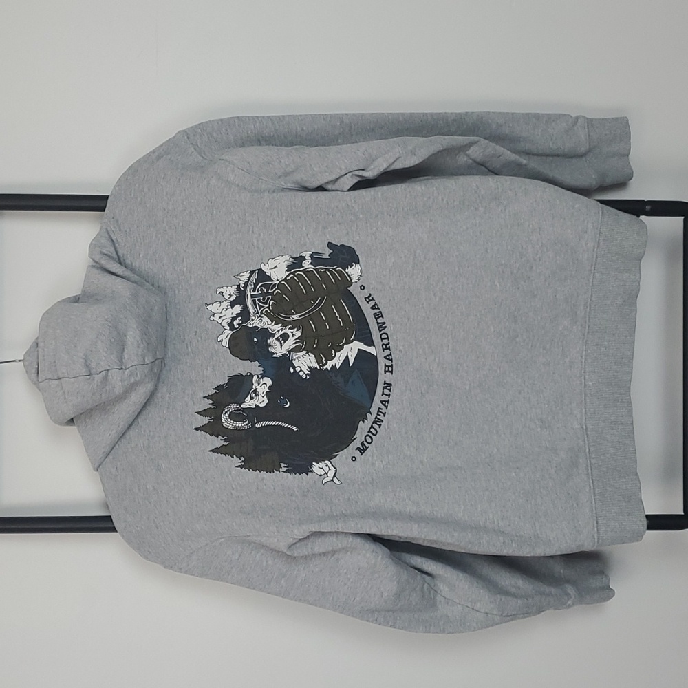 Mountain Hardwear hooded sweatshirt kenguru pocket men's size M - Picture 2 of 8